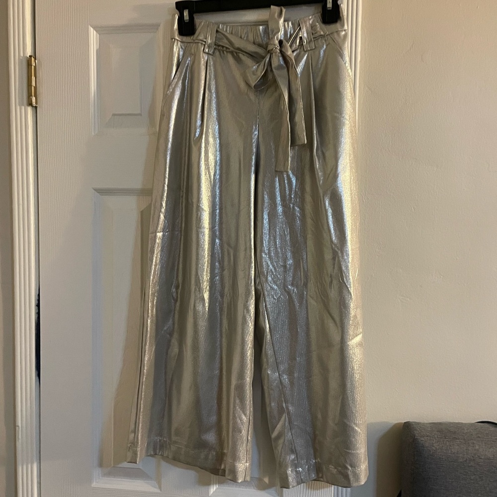 Silver culottes/pants